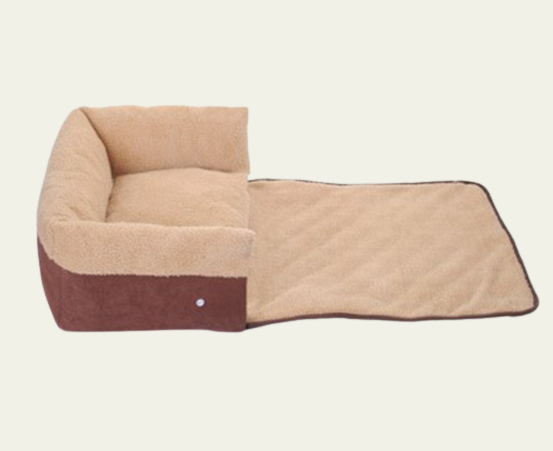 Cozy Flip Removable Pet Nest With Blanket