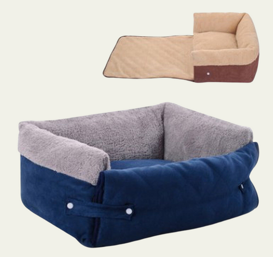 Cozy Flip Removable Pet Nest With Blanket