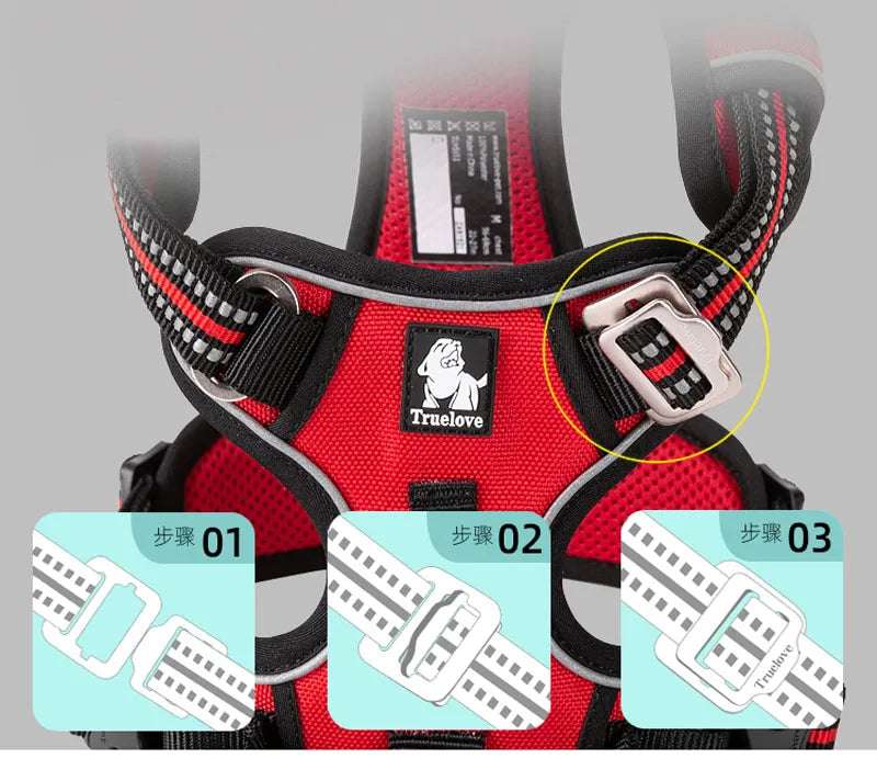 3M/SAFE High Quality Dog Harness 